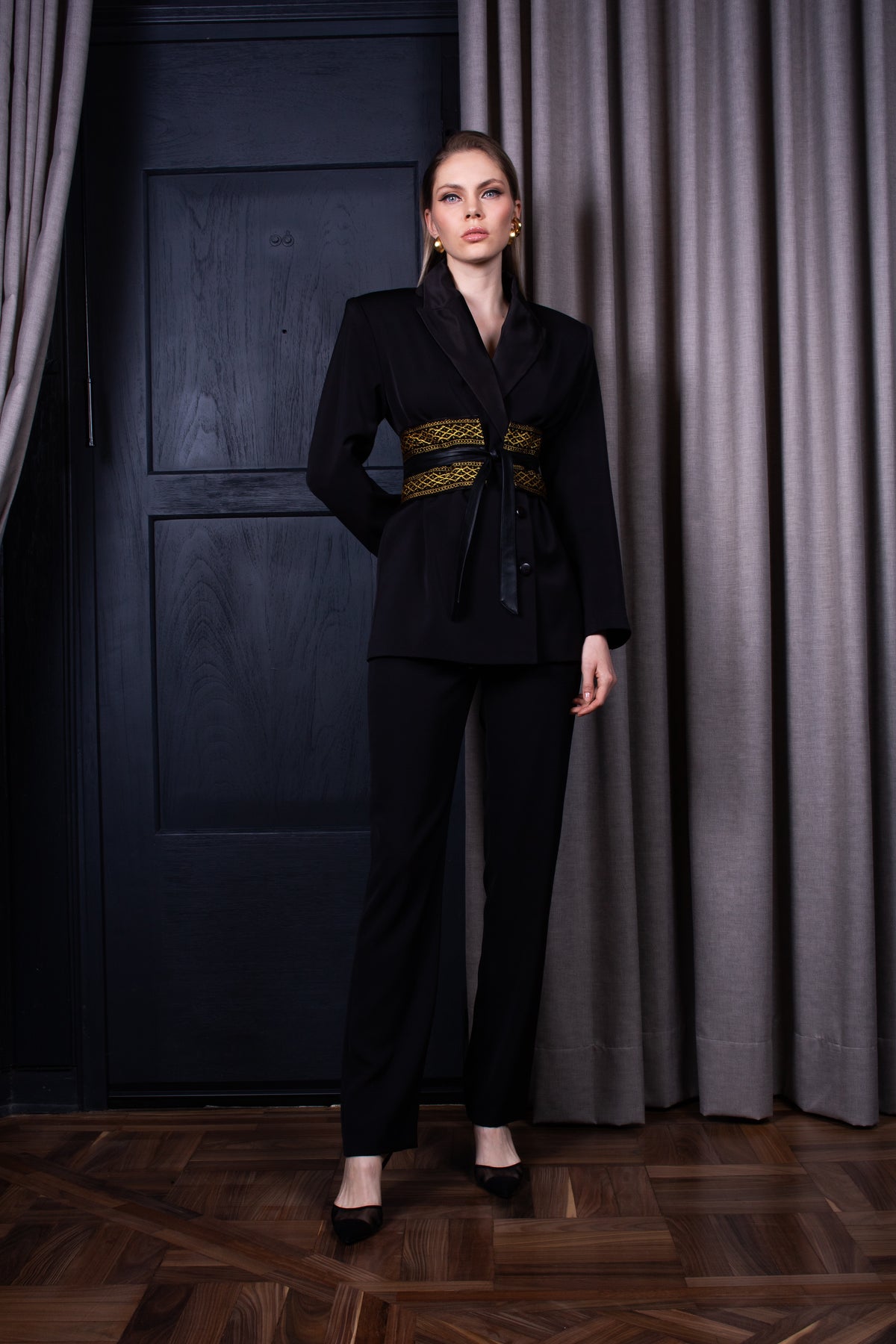 Visionärer Blazer · detalle artesanal