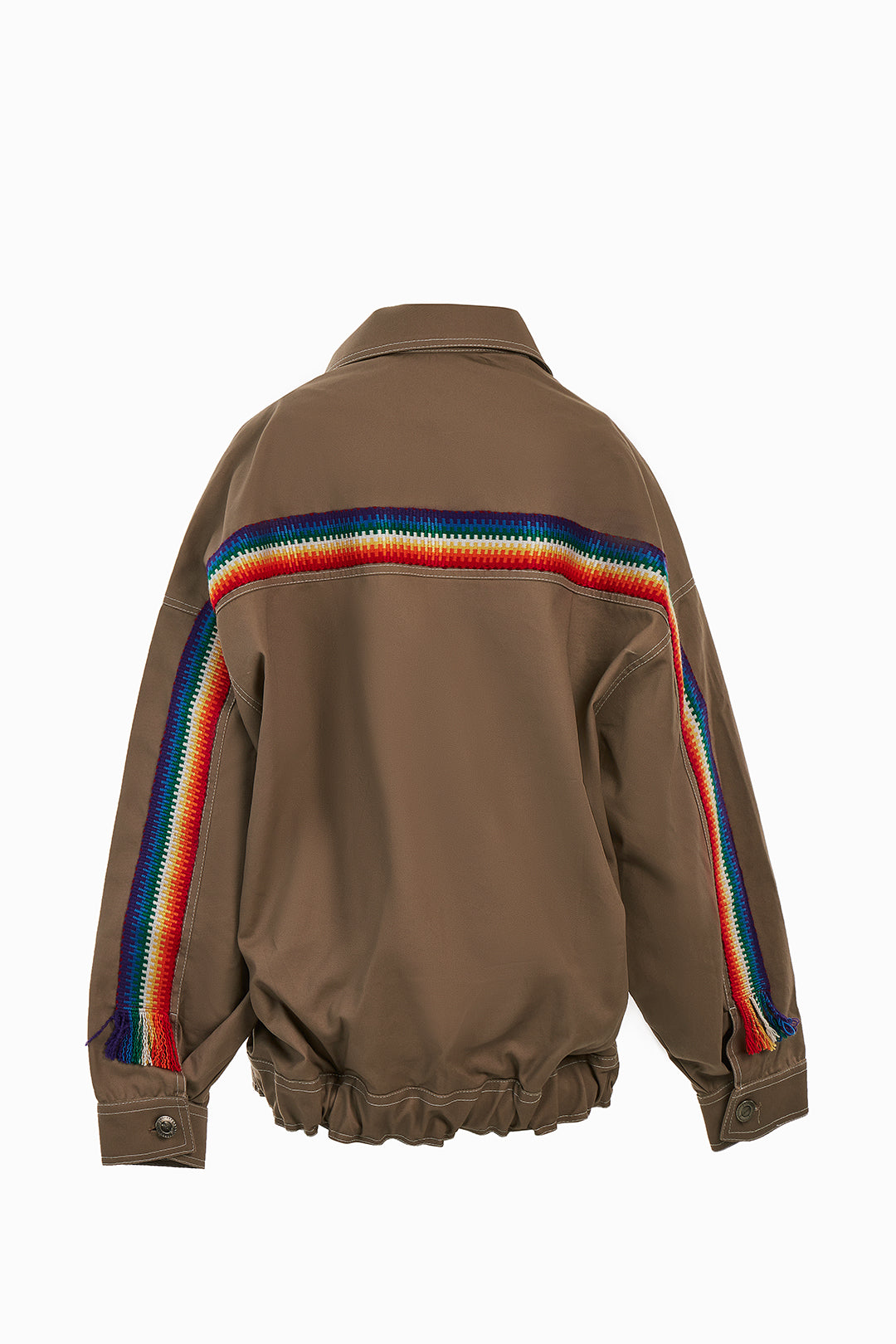 Chaqueta Oversize Brío · detalle artesanal